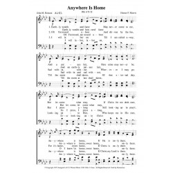Anywhere is Home - PDF - Song Sheet