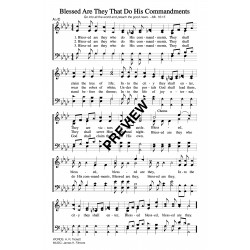 Blessed are they that do His Commandments-PDF Sheet Music