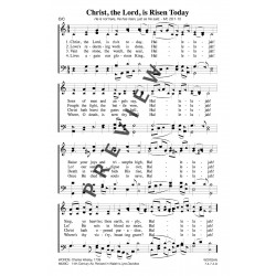 Christ the Lord is Risen Today - PDF Song Sheet
