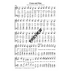 Come and Dine - PDF Sheet Music
