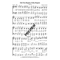 Did You Repent Fully Repent-PDF Sheet Music