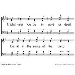 Do All in the Name of the Lord-PPT