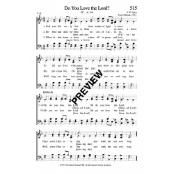 Do You Love the Lord-PDF Sheet Music