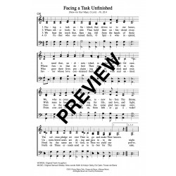 Facing a Task Unfinished-PDF Song Sheet