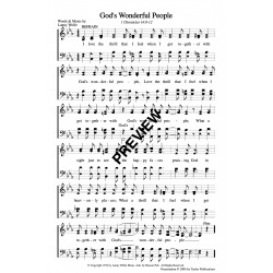 God's Wonderful People-PDF Sheet Music