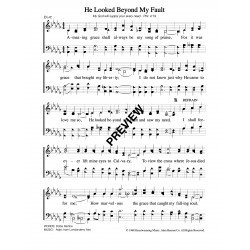 He Looked Beyond My Fault-PDF Sheet Music