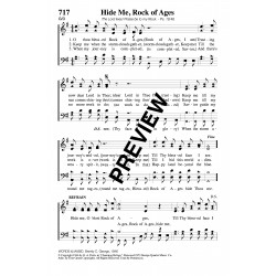 Hide Me Rock of Ages-PDF Sheet Music