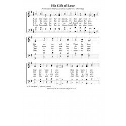 His Gift of Love-PDF Song Sheet