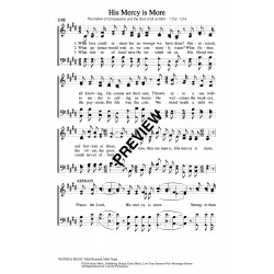 His Mercy is More-PDF Sheet Music