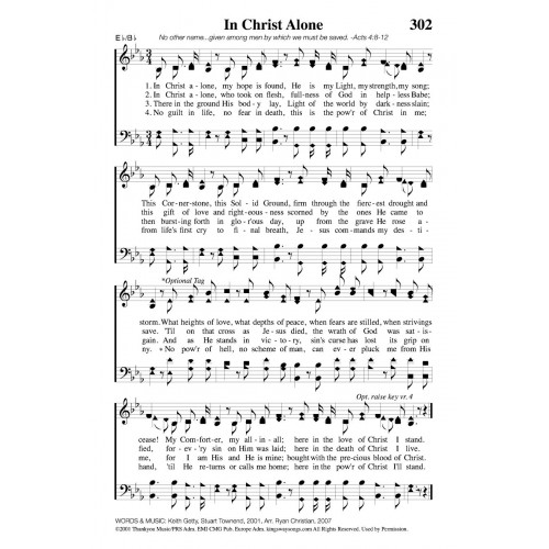 in christ alone piano sheet music free pdf