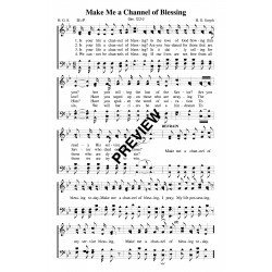 Make Me a Channel of Blessing-PDF Sheet Music