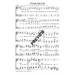O Lord Our Lord-PDF Sheet Music