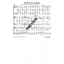 Oft We Come Together-PDF Sheet Music