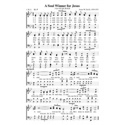 A Soul Winner for Jesus - PDF Song Sheet