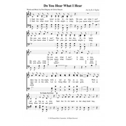 Do You Hear What I Hear - PDF Song Sheet