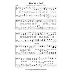 How Big is God - PDF Song Sheet