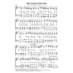 How Great is Our God - PDF song sheets