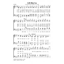 Lift Him Up - PDF Song Sheet