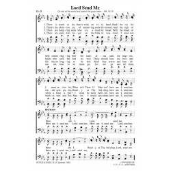 Lord Send Me - There is Much to Do - PDF Song Sheet