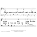 Sing of the Lord's Goodness - PPT Slides