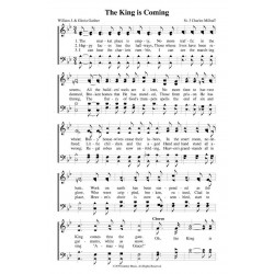 The King is Coming - PDF Song Sheet