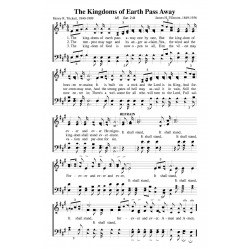 The Kingdoms of Earth Pass Away - PDF Song Sheet