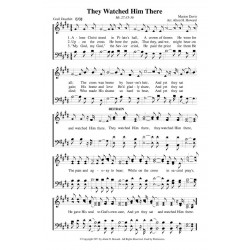 They Watched Him There - PDF Song Sheet