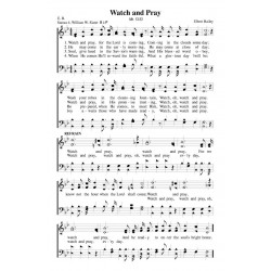 Watch and Pray - PDF Song Sheet