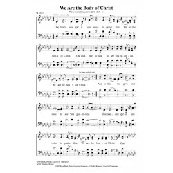 We are the Body of Christ - PDF Song Sheets