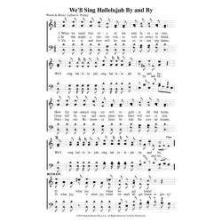 We'll Sing Hallelujah By and By-PDF Song Sheet