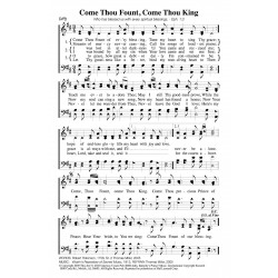 Come Thou Fount-Come Thou King PDF Song Sheets