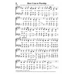 Here I Am to Worship-PDF Song Sheet