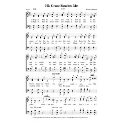 His Grace Reaches Me-4 part-PDF Song Sheet