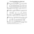 I Love You With the Love of the Lord-PDF Song Sheet