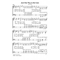 Just One Way to the Gate - PDF Song Sheet