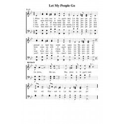 Let My People Go PDF Song Sheet