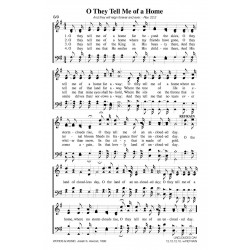 O They Tell Me of a Home-PDF Song Sheets