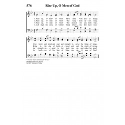 Rise Up O Men of God-PDF Song Sheet