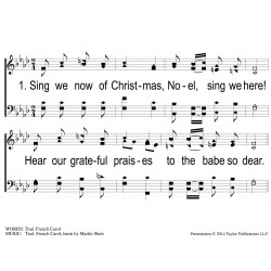 Sing We Now of Christmas-PPT Slides