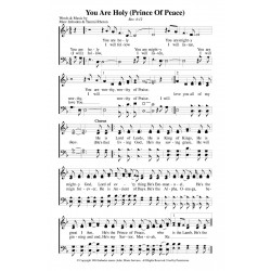 You Are Holy-PDF Song Sheet