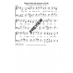 Praise God the Source of Life-PDF Sheet Music