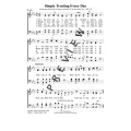 Simple Trusting Every Day - PDF Song Sheet