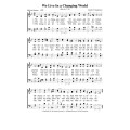 We Live in a Changing World-PDF Song Sheet