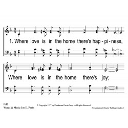 Where Love is In the Home-PPT Slides