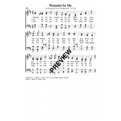 Wounded for Me-PDF Sheet Music