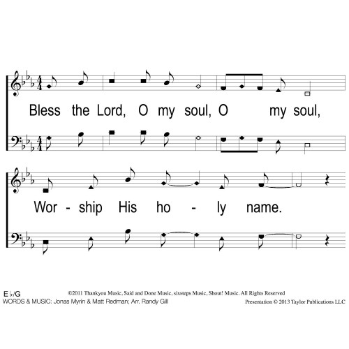 Download lagu bless the lord oh my soul cover