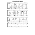 A Great and Mighty Wonder-PDF Song Sheet