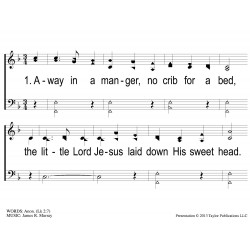 Away in a Manger - Methodist hymnal-PPT