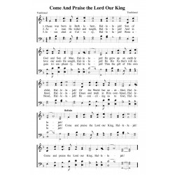 Christ Was Born in Bethlehem-PDF Song Sheet