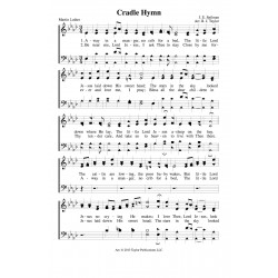 Cradle Hymn - PDF Song Sheet